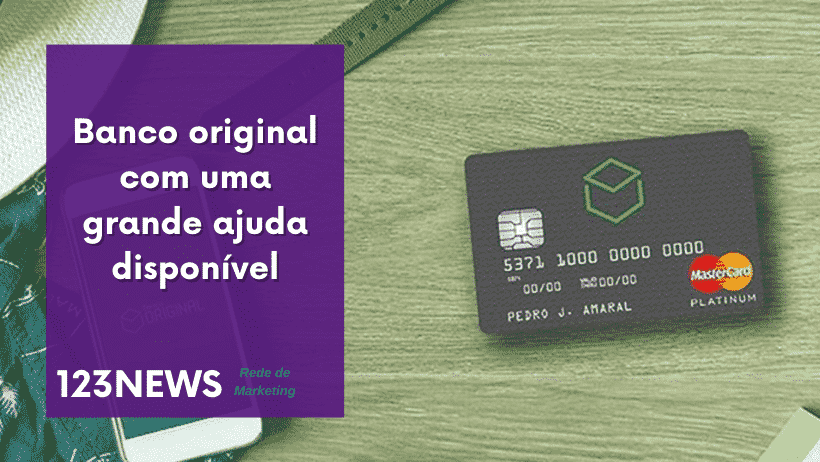 Banco original com uma grande ajuda disponível