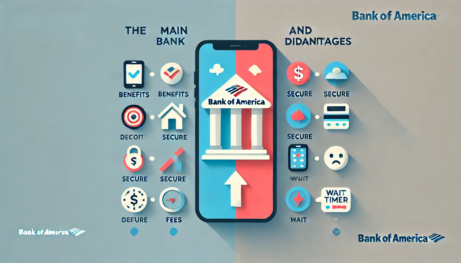 The Main Bank of America benefits and Disadvantages!