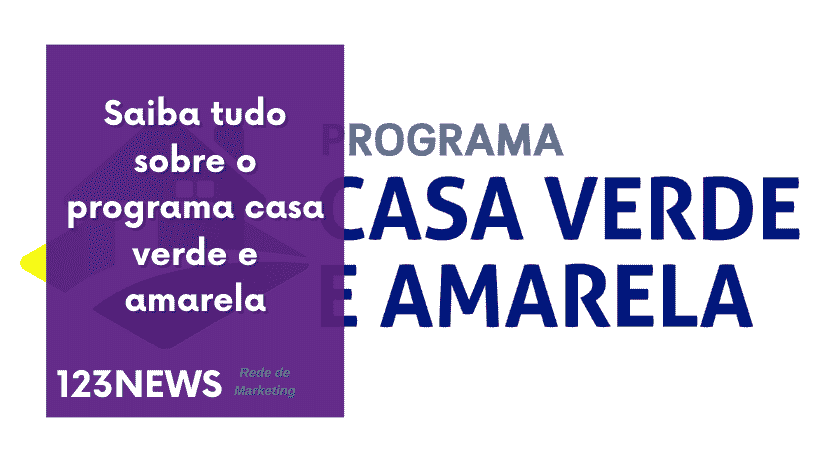 casa verde e amarela